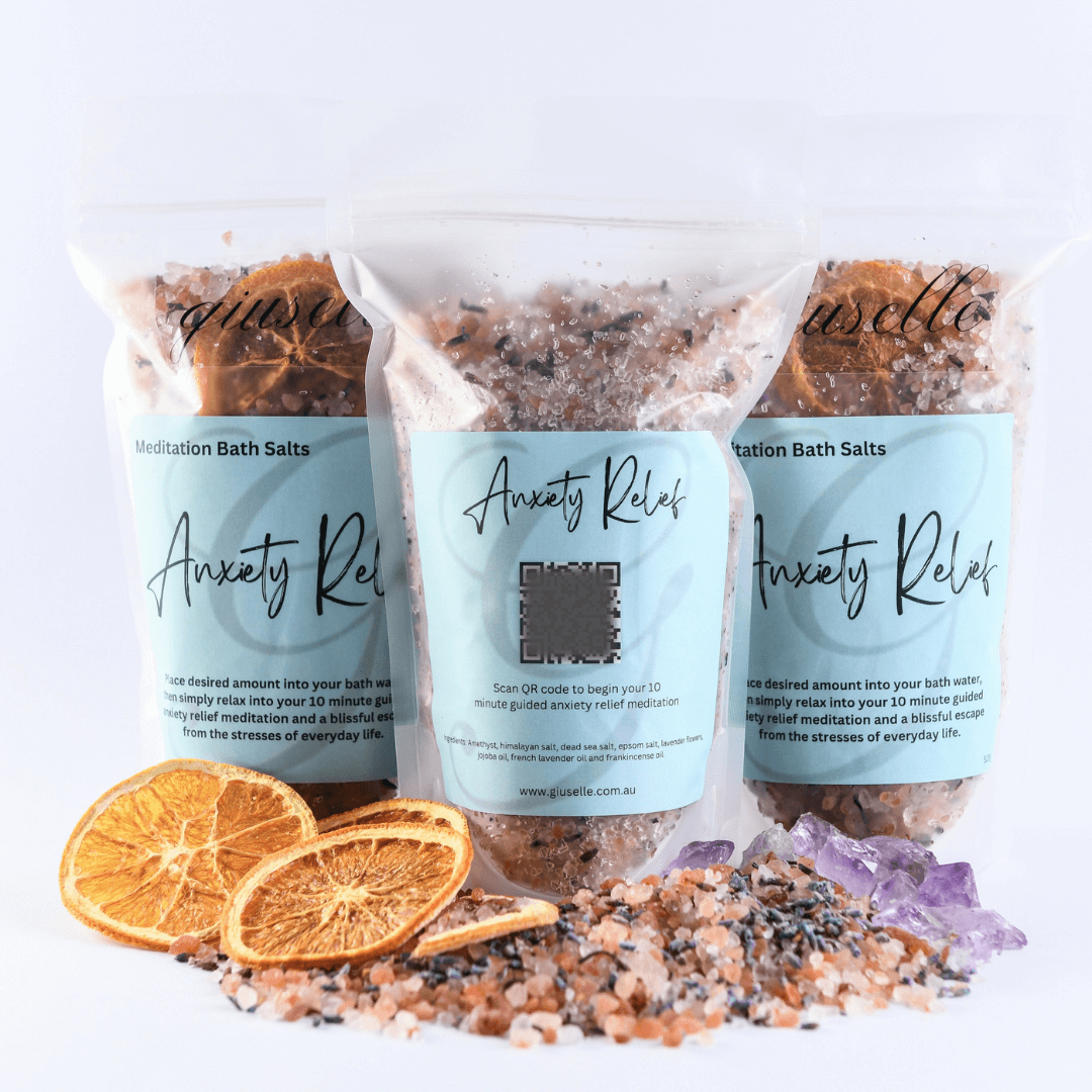 Meditation Bath Salts Anxiety Relief Giuselle